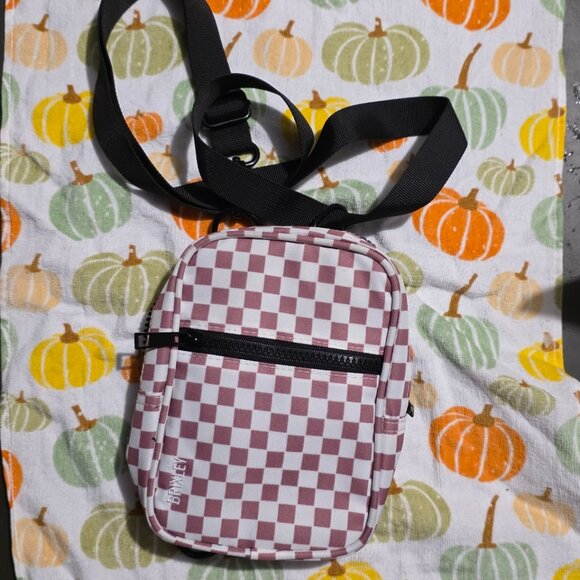 EUC Pink Checkered Brixley Bag - Picture 1 of 2